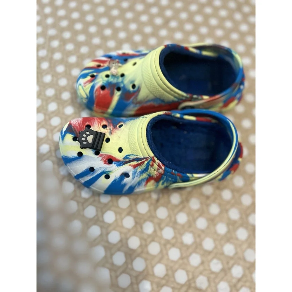 Crocs Fur  Clog‎ Sandals Unisex Little Kids Child Size C 12